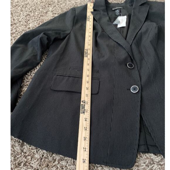 Lane Bryant Women Size 18 NWT Blazer Jacket Pinstripe - Picture 6 of 9